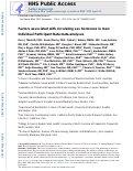 Cover page: Factors Associated With Circulating Sex Hormones in Men : Individual Participant Data Meta-analyses.