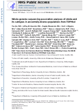 Cover page: Whole-Genome Sequencing Association Analyses of Stroke and Its Subtypes in Ancestrally Diverse Populations From Trans-Omics for Precision Medicine Project