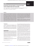 Cover page: Proteomic Characterization of Head and Neck Cancer Patient–Derived Xenografts