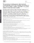 Cover page: The associations of anthropometric, behavioural and sociodemographic factors with circulating concentrations of IGF‐I, IGF‐II, IGFBP‐1, IGFBP‐2 and IGFBP‐3 in a pooled analysis of 16,024 men from 22 studies