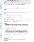 Cover page: Advances in the measurement of prosthetic socket interface mechanics: a review of technology, techniques, and a 20-year update.