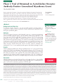 Cover page: Phase 2 Trial of Rituximab in Acetylcholine Receptor Antibody-Positive Generalized Myasthenia Gravis: The BeatMG Study