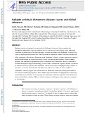 Cover page: Epileptic activity in Alzheimer's disease: causes and clinical relevance