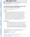 Cover page: The genetics of blood pressure regulation and its target organs from association studies in 342,415 individuals