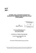 Cover page: Optimal Well Network Design for Subsurface Remediation and Pollutant Containment