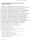 Cover page: Foreground modelling via Gaussian process regression: an application to HERA data