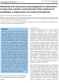 Cover page: Rituximab and intravenous immunoglobulin as alternatives to long-term systemic corticosteroids in the treatment of pemphigus: a single center case series of 63 patients