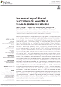 Cover page: Neuroanatomy of Shared Conversational Laughter in Neurodegenerative Disease