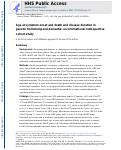 Cover page: Age at symptom onset and death and disease duration in genetic frontotemporal dementia: an international retrospective cohort study