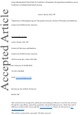 Cover page: Using Individualized Patient Data for Prediction of Population Dosing Recommendations Versus Predictions of Individualized Patient Dosing