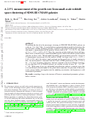 Cover page: A 2.5 per cent measurement of the growth rate from small-scale redshift space clustering of SDSS-III CMASS galaxies