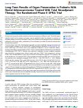 Cover page: Long-Term Results of Organ Preservation in Patients With Rectal Adenocarcinoma Treated With Total Neoadjuvant Therapy: The Randomized Phase II OPRA Trial