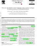 Cover page: The Locus Algorithm III: A Grid Computing system to generate catalogues of optimised pointings for Differential Photometry