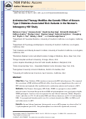 Cover page: Antiretroviral therapy modifies the genetic effect of known type 2 diabetes-associated risk variants in HIV-infected women