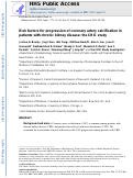 Cover page: Risk factors for progression of coronary artery calcification in patients with chronic kidney disease: The CRIC study