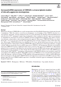 Cover page: Increased mRNA expression of CDKN2A is a transcriptomic marker of clinically aggressive meningiomas.