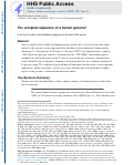 Cover page: The complete sequence of a human genome