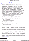 Cover page: Effect of plasma shaping on performance in the National Spherical Torus Experimenta)