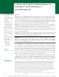 Cover page: Current status and recommendations for biomarkers and biobanking in neurofibromatosis