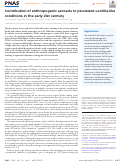 Cover page: Contribution of anthropogenic aerosols to persistent La Niña-like conditions in the early 21st century.