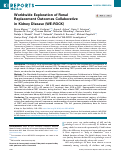 Cover page: Worldwide Exploration of Renal Replacement Outcomes Collaborative in Kidney Disease (WE-ROCK)