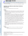 Cover page: Multiethnic Exome-Wide Association Study of Subclinical Atherosclerosis