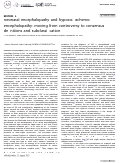 Cover page: Neonatal encephalopathy and hypoxic–ischemic encephalopathy: moving from controversy to consensus definitions and subclassification