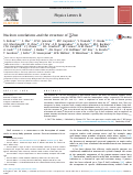 Cover page: Nucleon correlations and the structure of Zn 41 30 71