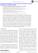 Cover page: Verification and validation of linear gyrokinetic simulation of Alfvén eigenmodes in the DIII-D tokamak