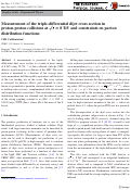 Cover page: Measurement of the triple-differential dijet cross section in proton-proton collisions at s=8TeV and constraints on parton distribution functions