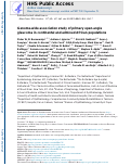 Cover page: Genome-wide association study of primary open-angle glaucoma in continental and admixed African populations