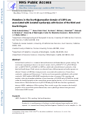 Cover page: Mutations in the fourth β‐propeller domain of LRP4 are associated with isolated syndactyly with fusion of the third and fourth fingers