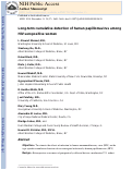 Cover page: Long-term cumulative detection of human papillomavirus among HIV seropositive women