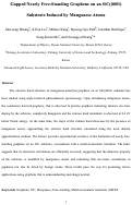 Cover page: Gapped Nearly Free-Standing Graphene on an SiC(0001) Substrate Induced by Manganese Atoms