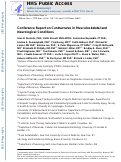 Cover page: Conference report on contractures in musculoskeletal and neurological conditions.