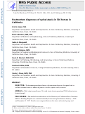 Cover page: Postmortem diagnoses of spinal ataxia in 316 horses in California.