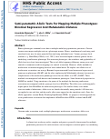 Cover page: Semiparametric Allelic Tests for Mapping Multiple Phenotypes: Binomial Regression and Mahalanobis Distance