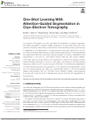 Cover page: One-Shot Learning With Attention-Guided Segmentation in Cryo-Electron Tomography.