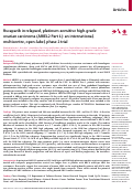 Cover page: Rucaparib in relapsed, platinum-sensitive high-grade ovarian carcinoma (ARIEL2 Part 1): an international, multicentre, open-label, phase 2 trial