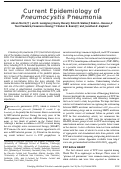 Cover page: Current Epidemiology of Pneumocystis Pneumonia - Volume 10, Number 10—October 2004 - Emerging Infectious Diseases journal - CDC