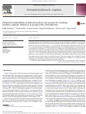 Cover page: Enhanced vulnerability to distraction does not account for working memory capacity reduction in people with schizophrenia