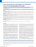 Cover page: Enhancing Dissemination, Implementation, and Improvement Science in CTSAs through Regional Partnerships