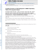 Cover page: Cognitive function in 1736 participants in NINDS Exploratory Trials in PD Long-term Study-1