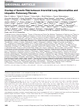 Cover page: Overlap of Genetic Risk between Interstitial Lung Abnormalities and Idiopathic Pulmonary Fibrosis