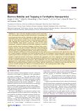 Cover page: Electron Mobility and Trapping in Ferrihydrite Nanoparticles