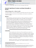 Cover page: Genomic imprinting in psoriasis and atopic dermatitis: A review