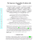 Cover page: The Supernova Type Ia Rate Evolution with SNLS