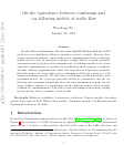 Cover page: On the equivalence between continuum and car-following models of traffic flow