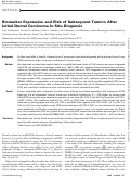 Cover page: Biomarker Expression and Risk of Subsequent Tumors After Initial Ductal Carcinoma In Situ Diagnosis