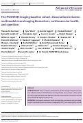 Cover page: The POINTER Imaging baseline cohort: Associations between multimodal neuroimaging biomarkers, cardiovascular health, and cognition.